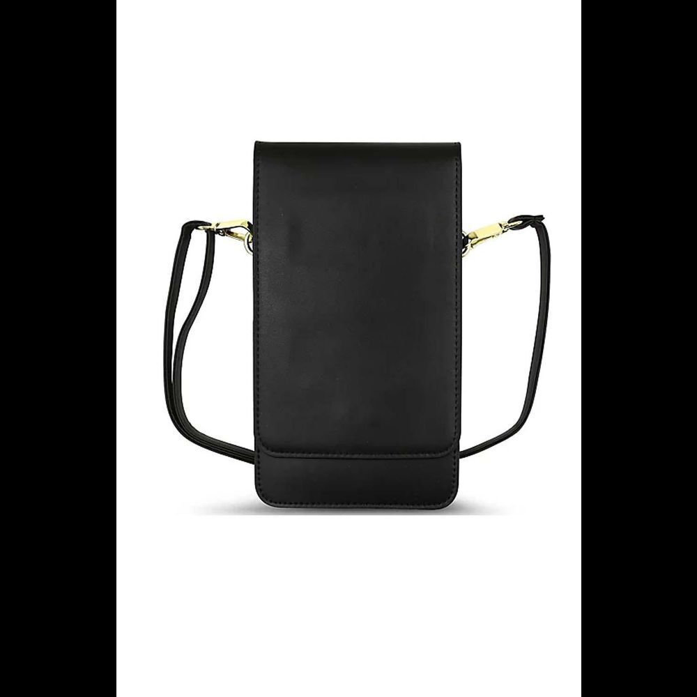 Gear Beast RFID Crossody Phone Holder with Detachable Strap Black